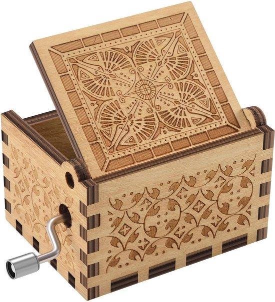 Retro houten muziekdoosje muziek doos Cadeau - moeder aan zoon van Brubelz — afbeelding 4