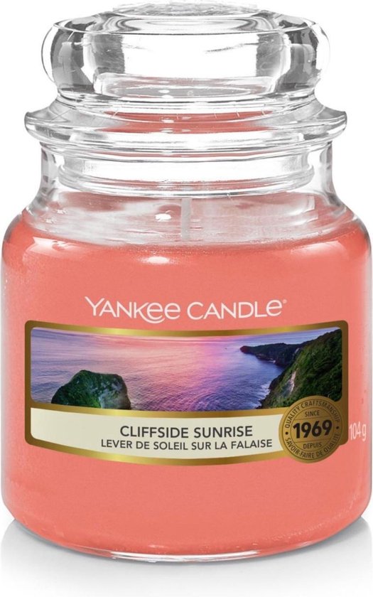 Yankee Candle Geurkaars Small Cliffside Sunrise - 9 cm / ø 6 cm