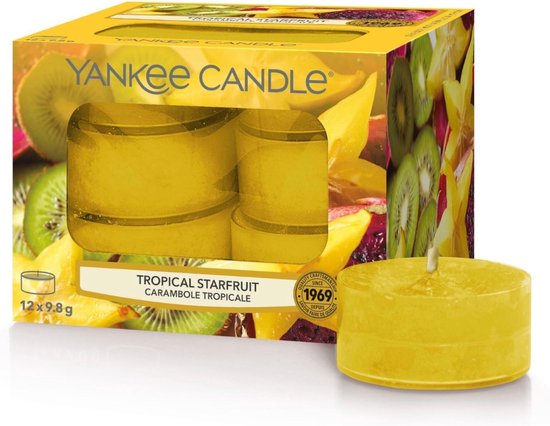 Yankee Candle Tropical Starfruit - Tea Lights