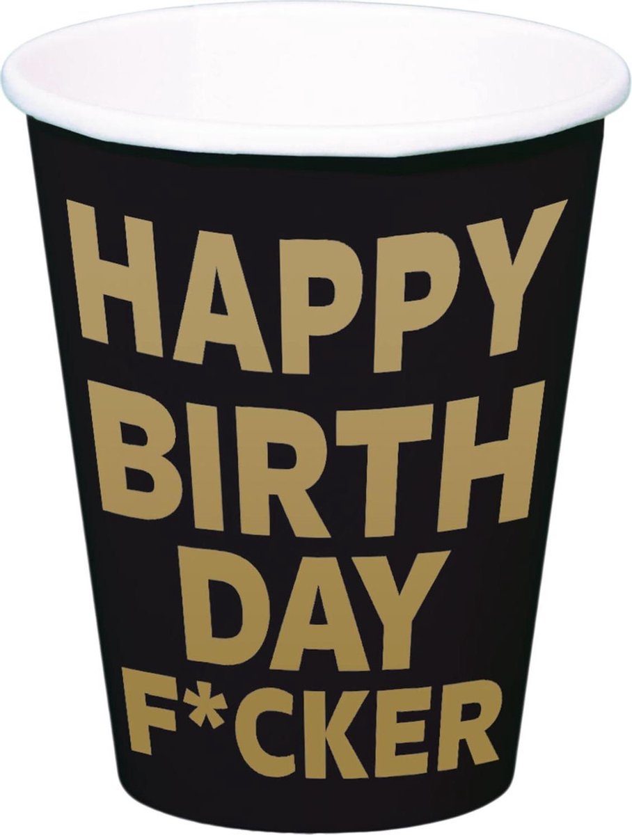 HBD Fucker Bekers 350ml /8