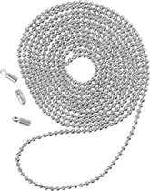 Creotime Balletjesketting 1 M Zilver 1,5 Mm