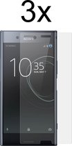 Sony Xperia XZ Premium Screenprotector - Beschermglas Sony Xperia XZ Premium Screen Protector Glas - 3 stuks