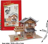 3D Puzzel - Complete Set - 46 Onderdelen - Chinees Theehuis