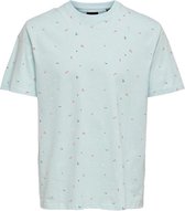 Onspaxon Life Reg Aop Tee 22020969 Blue Glow