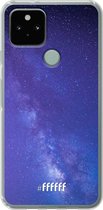 6F hoesje - geschikt voor Google Pixel 5 -  Transparant TPU Case - Star Cluster #ffffff