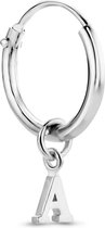 Isabel Bernard Saint Germain Dorise 14 Karaat Witgouden Initial Enkele oorring IB360080-A