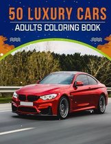 50 Luxury Cars Adults Coloring Book