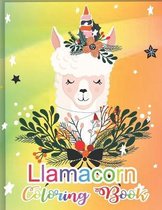 Llamacorn coloring book