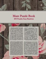 Maze Puzzle Book, 200 Puzzles Easy Random, 4