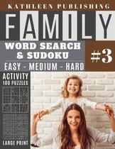 Family Word Search and Sudoku Puzzles Large Print