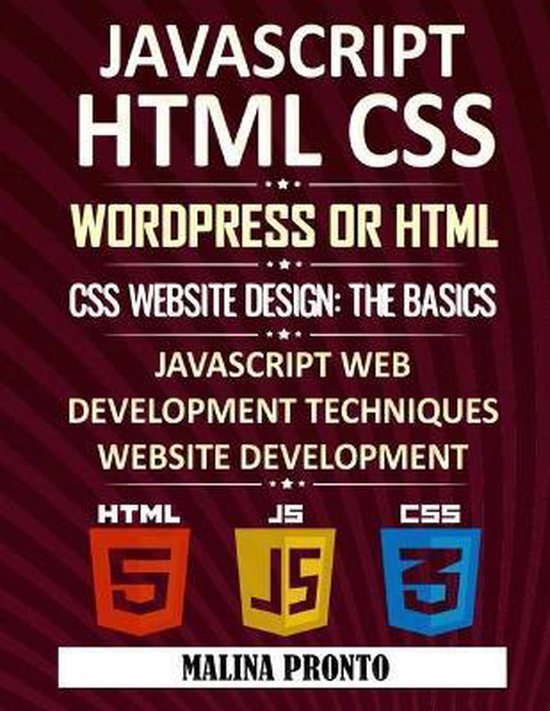 Javascript & HTML CSS | 9798677520563 | Malina Pronto | Boeken | bol.com