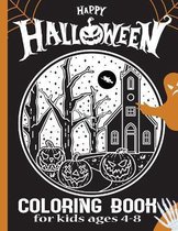 Happy Halloween Coloring Book For Kids