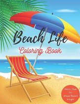 Beach Life Coloring Book