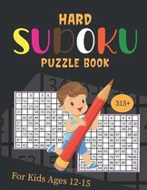 Hard sudoku puzzle Book For kids Ages 12-15