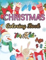Christmas Coloring Book For Kids Age 5-7