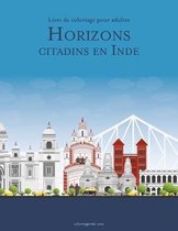 Livre de coloriage pour adultes Horizons citadins en Inde