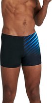 Speedo Placement  Sportzwembroek - Maat 5  - Mannen - zwart - licht blauw
