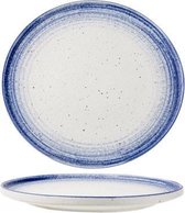 Splendido Blauw Dinerbordje - Ondertas - Broodbordje - Ø 12xh1,5cm