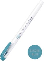Zebra Mildliner Brush Pen - Mild Smoke Blue Set van 2