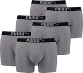 Puma Premium Sueded Cotton Onderbroek - Mannen - grijs/zwart