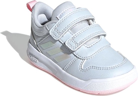 adidas Sneakers - Maat 21 - Meisjes - Lichtblauw/Wit/Roze | bol.com