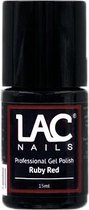 LAC Nails® Gellak - Ruby Red - Gel nagellak 15ml - Rood