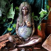 BaykaDecor - Unieke Moeder Aarde Beeld - Gaia Godin - Woondecoratie - Slaapkamer Decoratie - Tuin Decoratie - Cadeau - Brons 15 cm