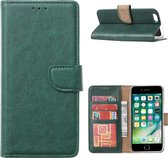 Xssive Hoesje voor Apple iPhone 5 / 5S / SE - Book Case - Groen