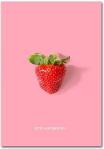Fruit Poster Strawberry - 50x70cm Canvas - Multi-color