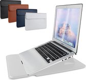 Laptophoes 13 Inch – Macbook Pro 13 Inch case – Macbook Air 2018/2019/2020 Case – Laptop Sleeve – Classic Grijs Leer