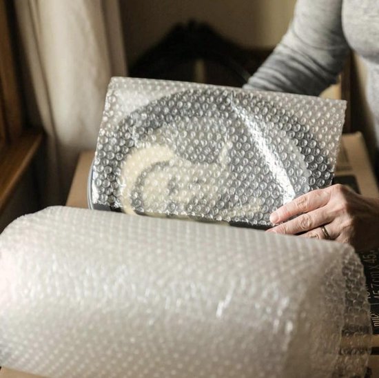 Noppenfolie - 2 stuks - 40cm x 10m - Extra sterk - Bubble Wrap Rol - Bubbeltjes plastic - Bescherm uw spullen - Voor inpakken en verhuizen - Bubbeltjesplastic