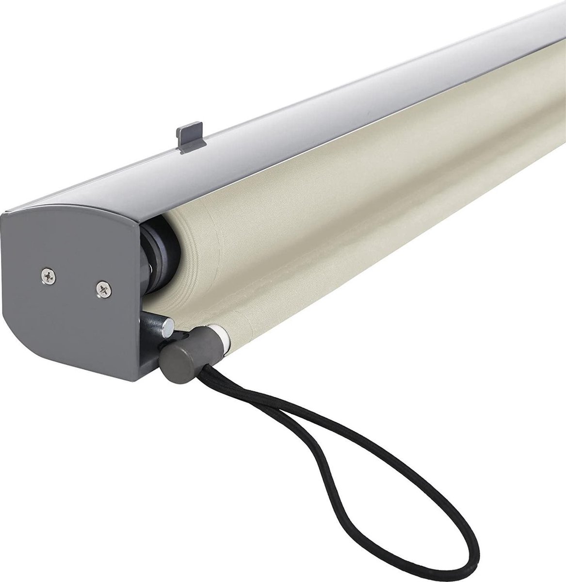 SONGMICS 1,6 x 2,5 m verticale zonwering voor balkon, terras, verticale luifel voor buiten, luifel voor windscherm, zonwering en inkijkbescherming, waterdicht, beige De serie Classic GSA165BE