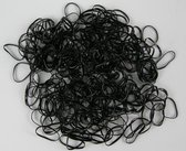 Haarelastiekjes Rasta elastiekjes  Zwart ca 1100 stuks