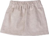 R Rebels | Beige Rib Katoenen Baby Rokje | Maat 62/68