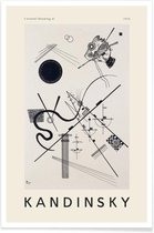 JUNIQE - Poster Kandinsky - Untitled (Drawing 4) -20x30 /Ivoor & Zwart