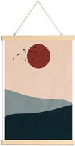 JUNIQE - Posterhanger Howl -20x30 /Kleurrijk