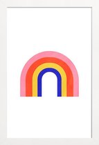 JUNIQE - Poster in houten lijst Rainbow -20x30 /Kleurrijk