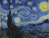 Vincent van Gogh Sterrennacht - Poster - Canvas - 50x70CM | Posterschuur