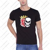 Wapen Eindhoven Doodshoofd Heren t-shirt | Lichtstad |  PSV | Zwart