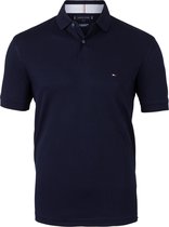 Tommy Hilfiger - Poloshirt Regular Donkerblauw - Regular-fit - Heren Poloshirt Maat S