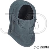 Cagoule polaire - Bonnet d'hiver - Masque de moto - Cagoule - Sports d'hiver - Unisexe - Grijs