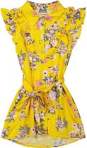 Vinrose - Jurk Yellow Flower 122-128