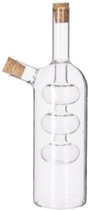 Bewaarfles voor oliën en azijnen in 1 fles