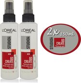 L'Oréal Paris Studio Line Go Create Precise Gel - 2x 150 ml - Super Strong
