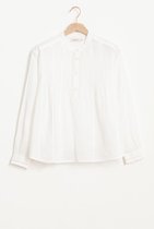 Sissy-Boy - Witte blouse met kanten details