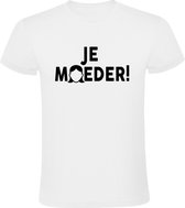 Je moeder! dames t-shirt | mama | rot op | fuck you | wit