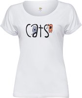 Biggdesign - Cats- T Shirt - Dames T-shirt - Maat M