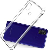 Samsung Galaxy A21S hoesje - samsung A21S hoesje - hoesje voor samsung A21S - A21S hoesje - beschermhoesje - hoesje samsung galaxy A21S - hoesje A21S - siliconen hoesje - transpara