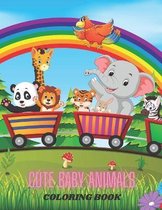 Cute Baby Animals - Coloring Book