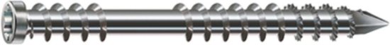 Spax de terrasse Spax 5X50 inox anti-rouille avec embout T25